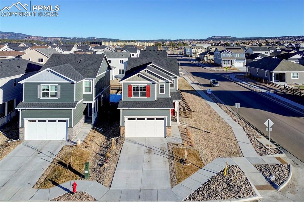 This corner lot has expanded patio space in back a