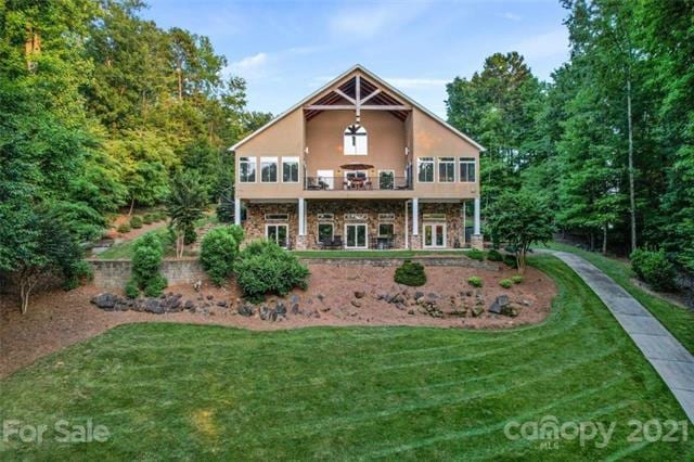 Breathtaking back view of home