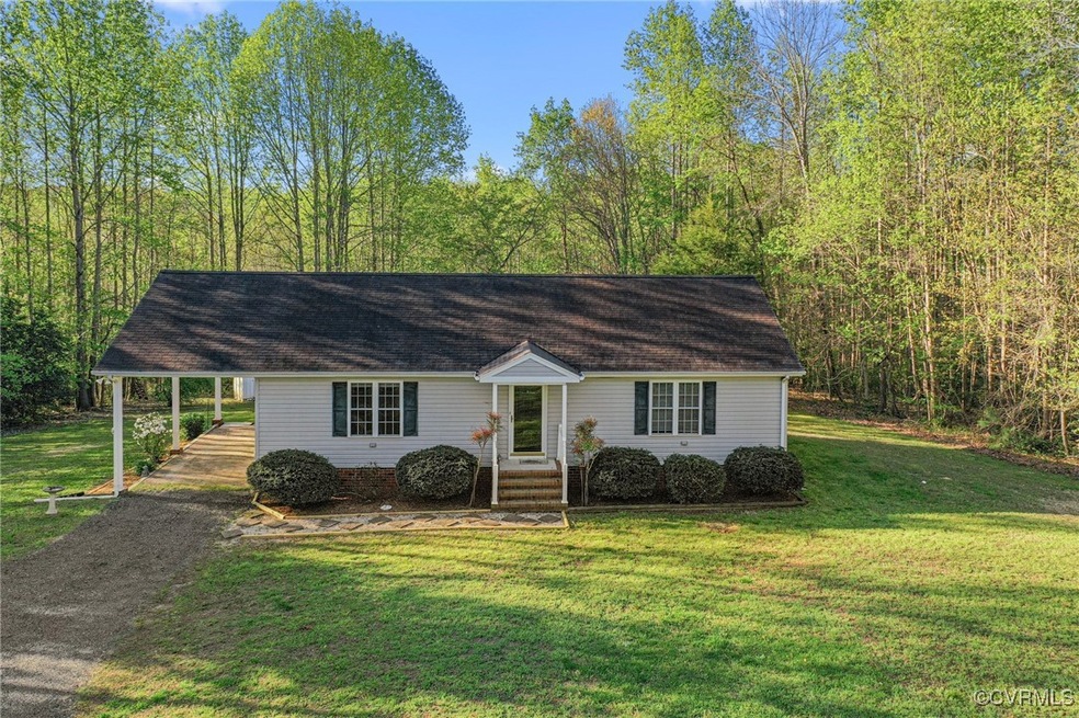 Move-in ready Ranch on private 5.44 Acres
