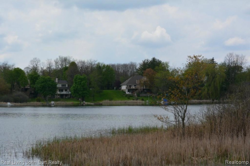 Looking at the lot from across the lake. The lot i