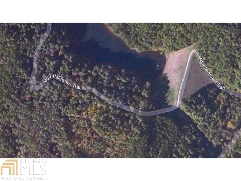Aerial view of the property.