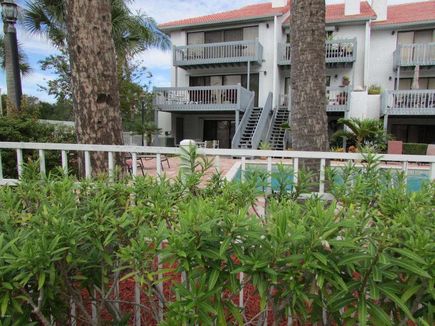 view from pool area