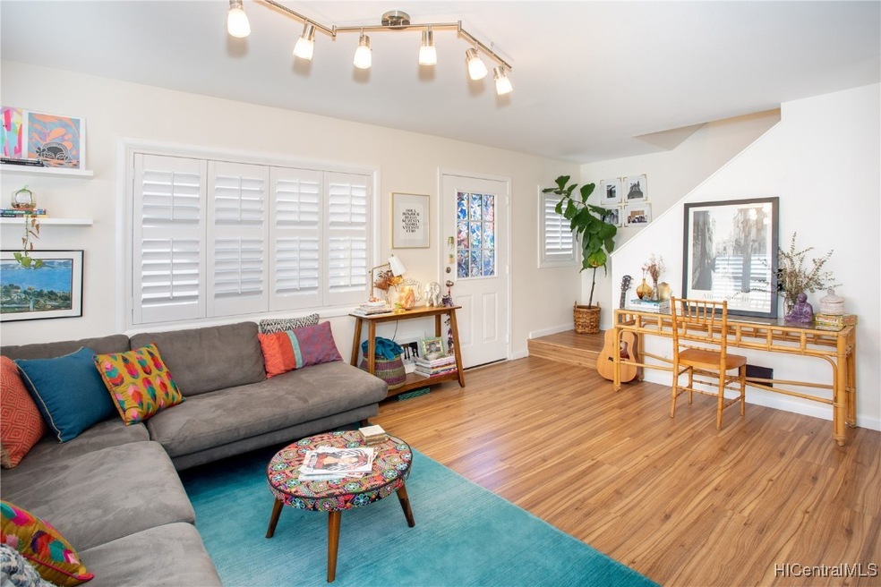 Living room with new lighting