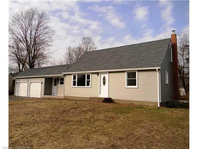 Exterior Front. New siding, roof, garage doors, gu