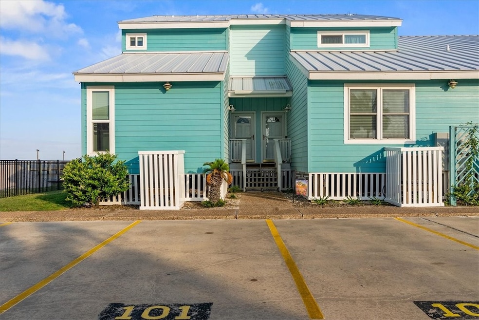 Front of the unit.  Unit is on the left end unit 
