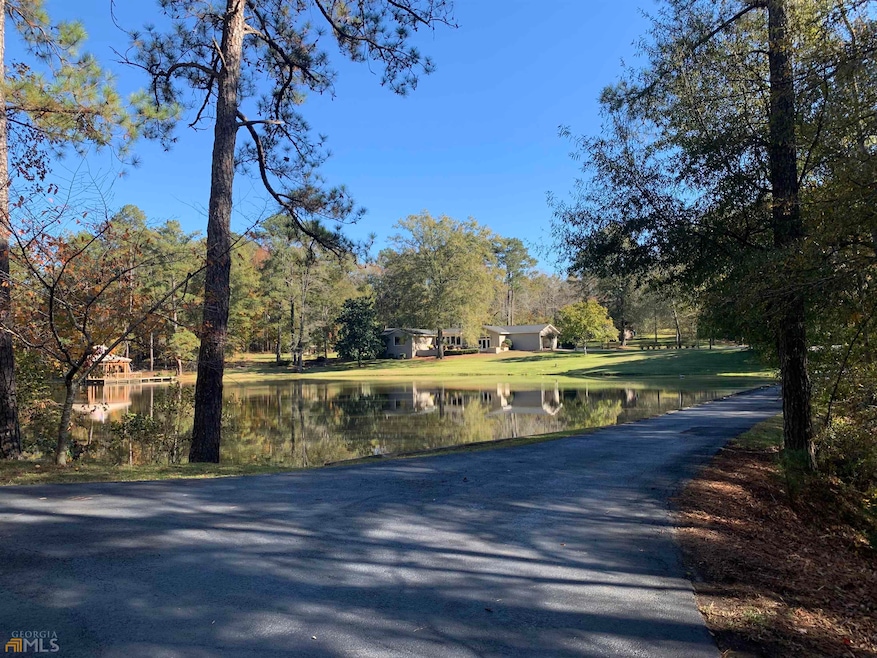 Front View driving over lake