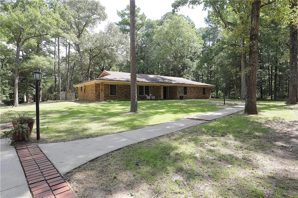 Front view with walkway.
