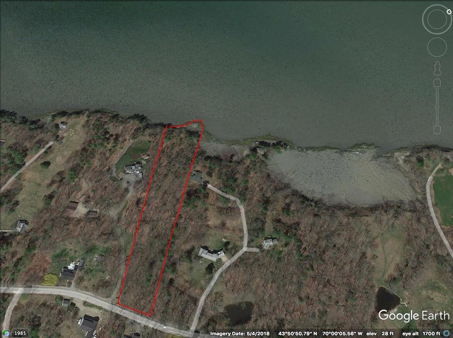 Estimated bounds of new lot.