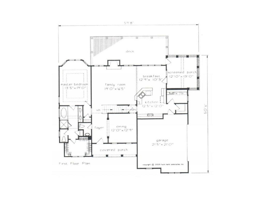 1st Floor Plan. The Catawba Floorplan-1st Floor
