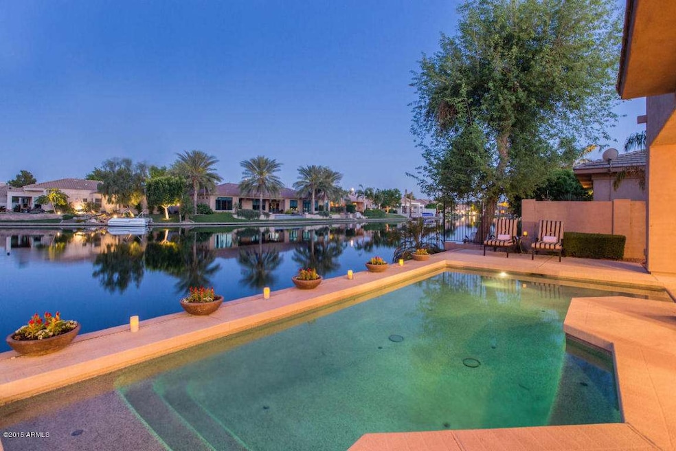 Pool & Lake at Twilight