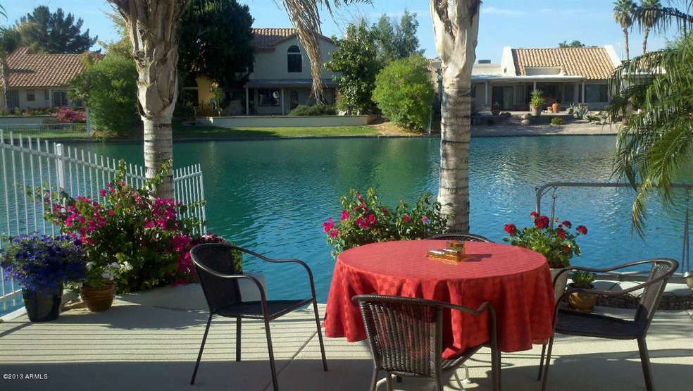 Patio pic showing lake