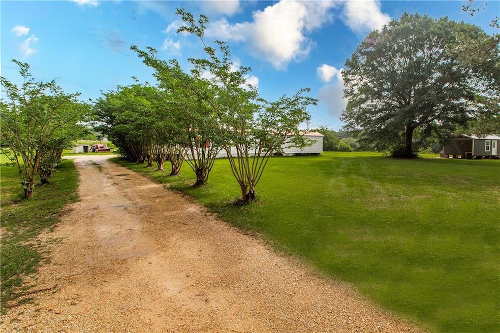 Driveway leading to home
