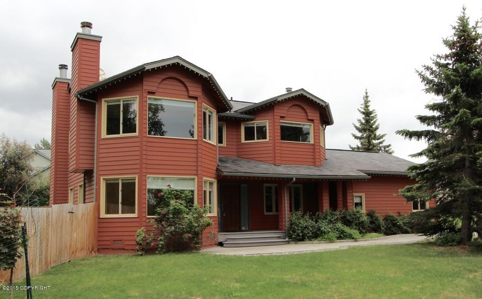Front of home facing park