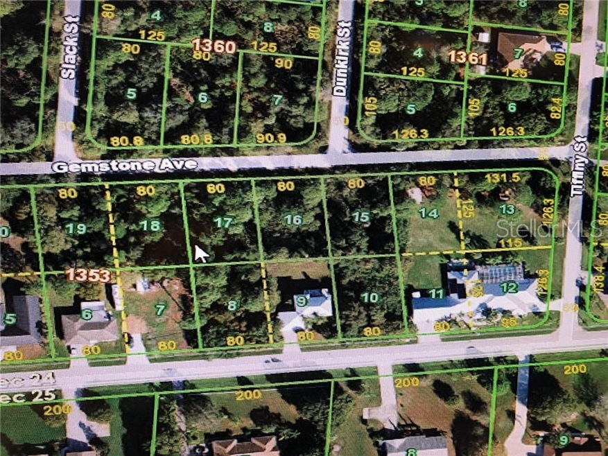 Double Lot. Lots 16 and 17. 160 feet of total road