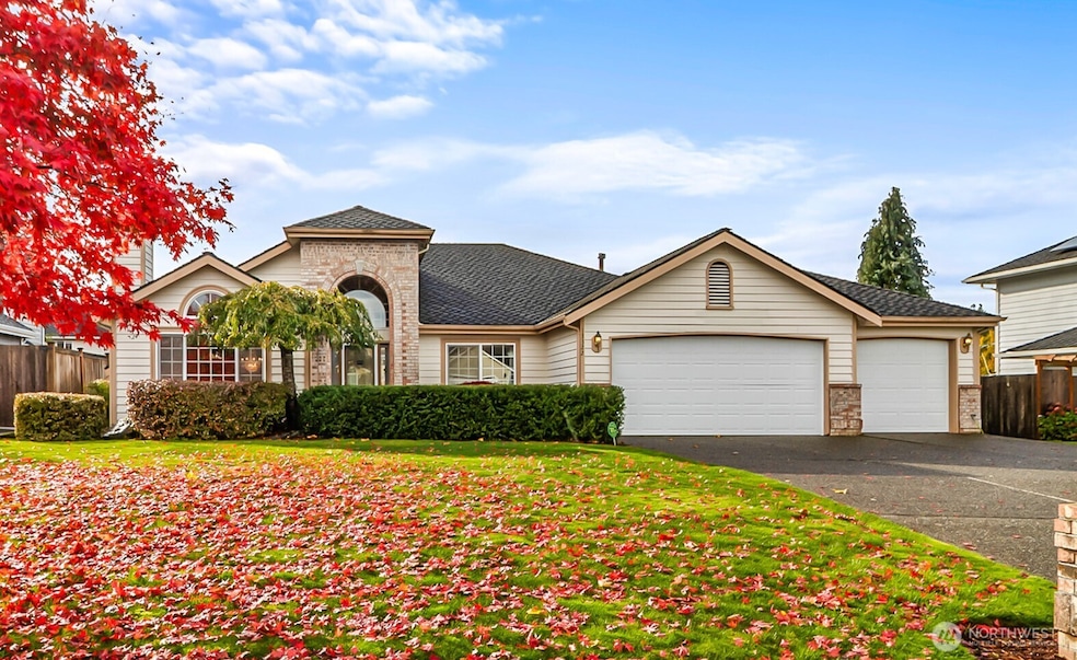 Front elvation of the home.