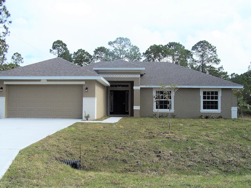 1755 B Elevation garage Left