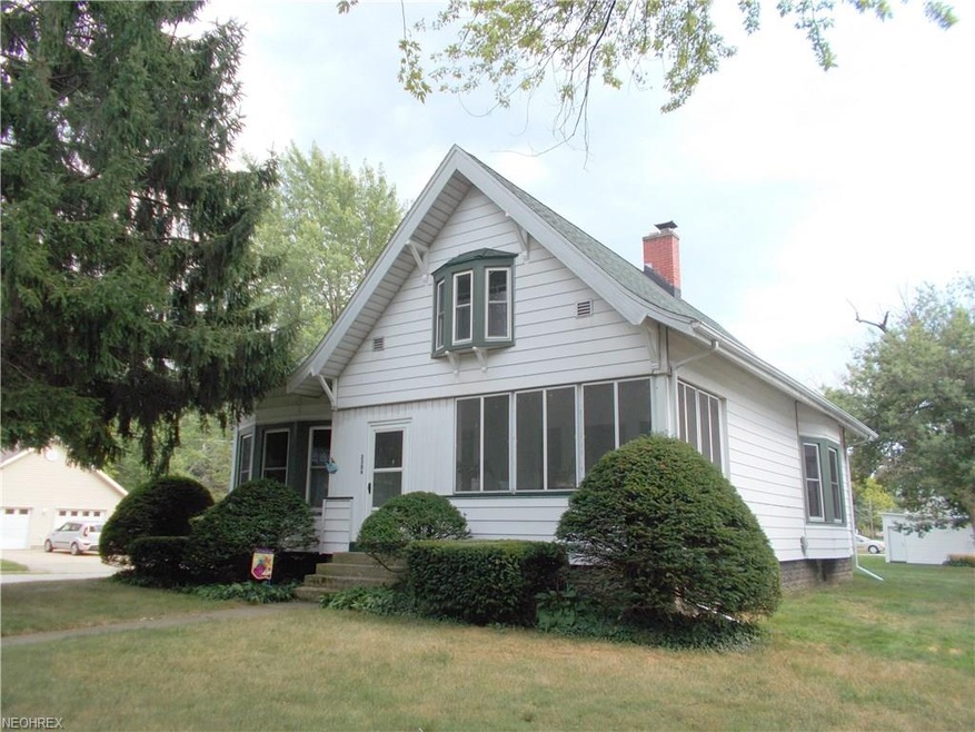 Front of home.