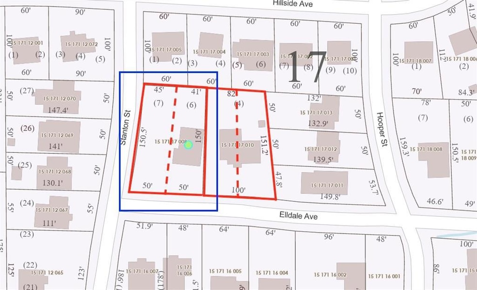 Dekalb GIS - this listing is for lot 6 and 7.