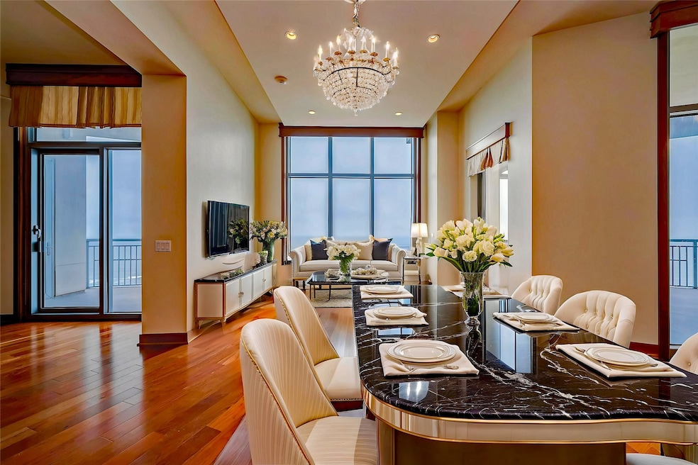 This exquisite 28th floor Penthouse is the highly
