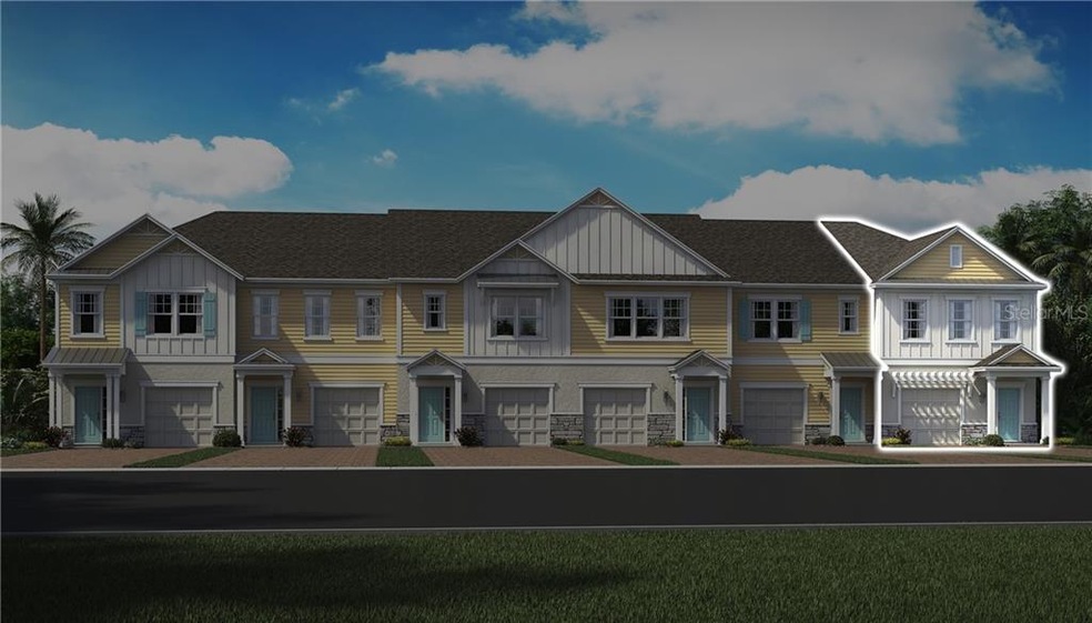 End unit exterior elevation