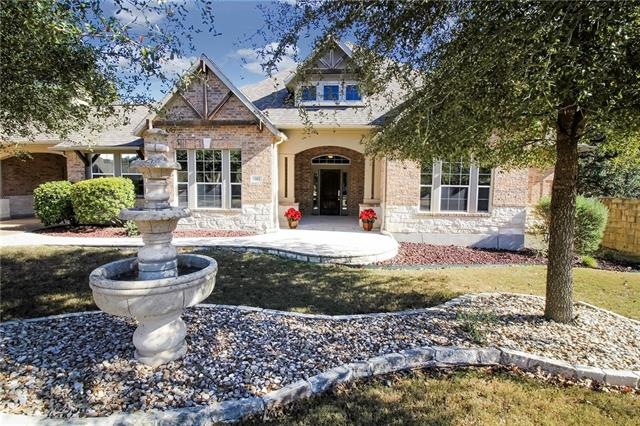 Front of Home with working fountain