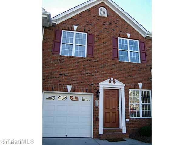 Exterior Front. 2-story Brick Veneer Colonial with 1-car garage with two additional park pads.