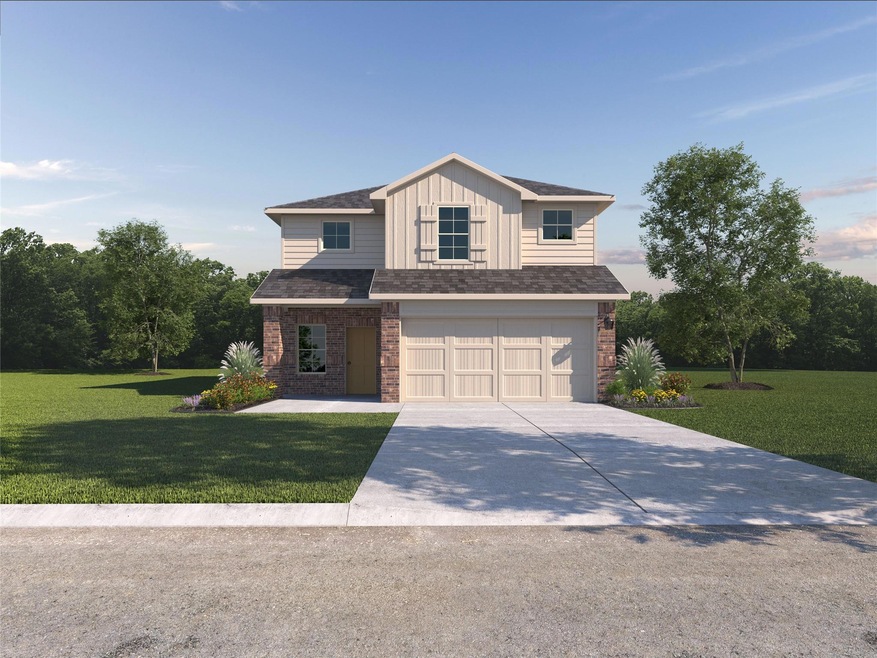 D.R. Horton's Renae floorplan - Elevation A. All p