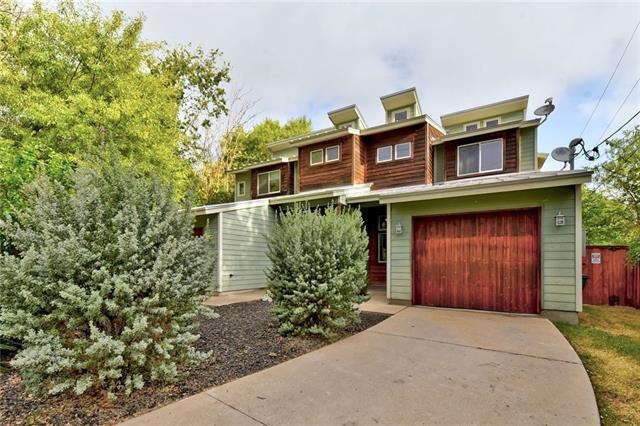 This modern condo has just one attached neighbor a