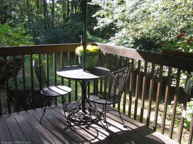 Exterior Back. Private Back Deck Space