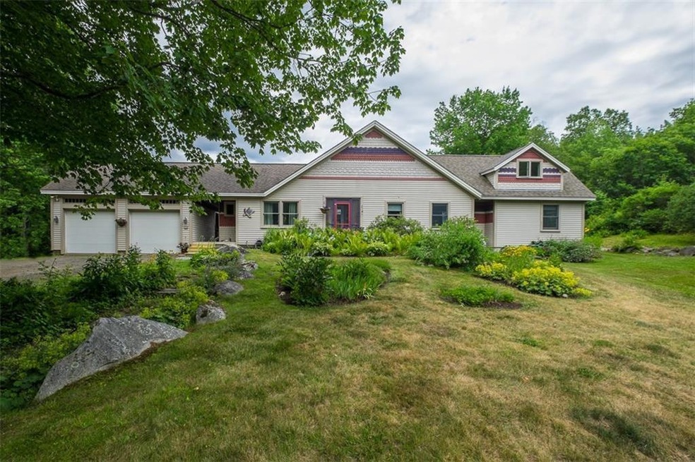 Custom built contemporary nestled on...