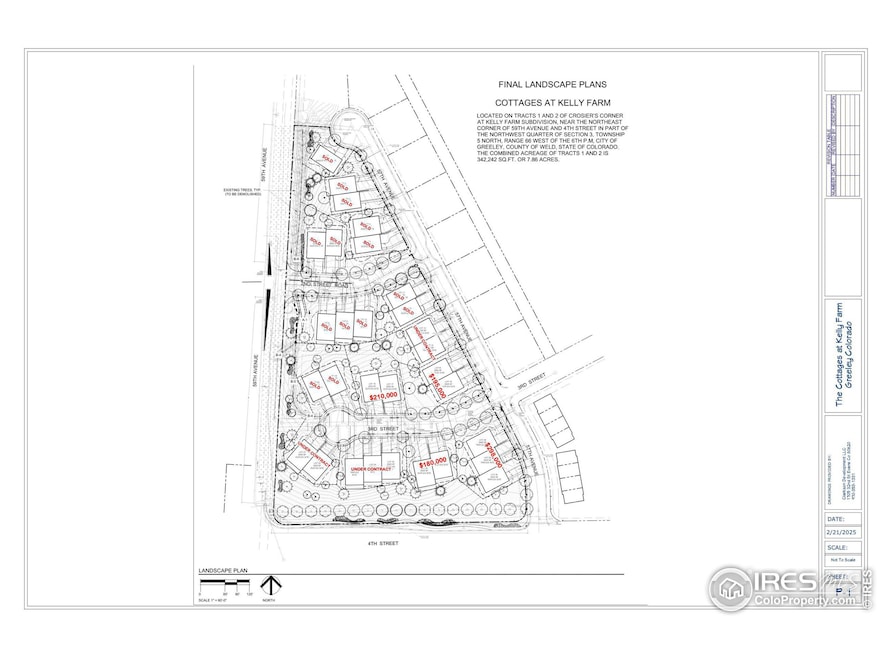 This map shows the availability of building sites.