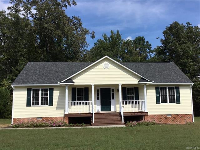 1400 sq. ft. rancher with 3 bedrooms, 2 full baths