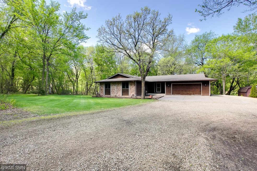Over 2 acres surrounded by trees