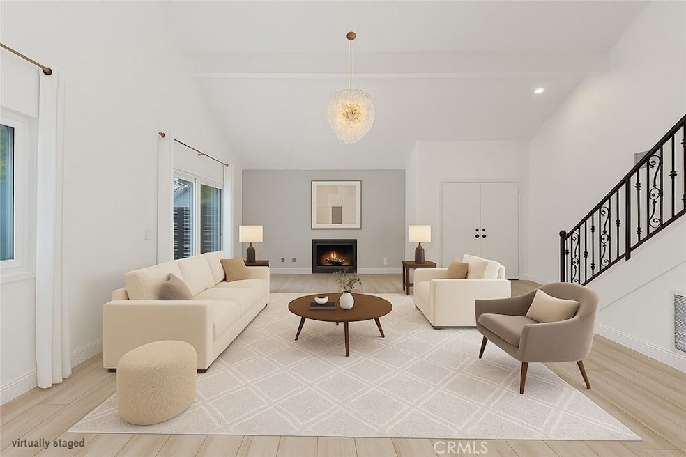 Virtually Staged Living Room