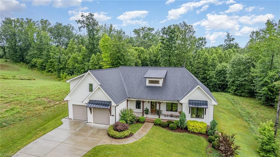 Front ariel view shows fabulous size of the home.