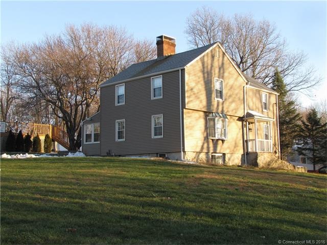 Front angle shot of the house