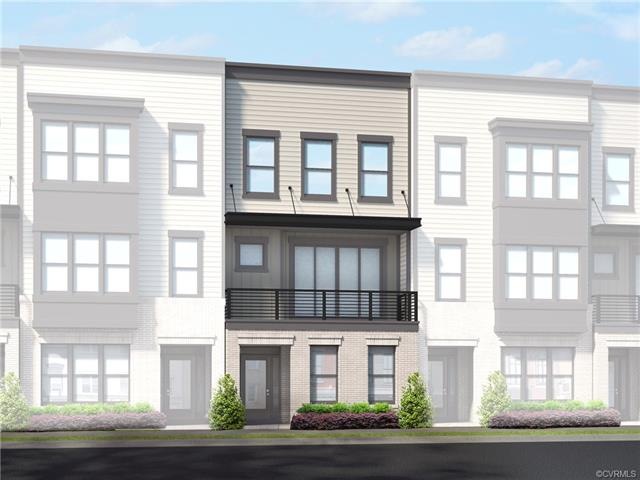 Rendering of the home being built on this home sit