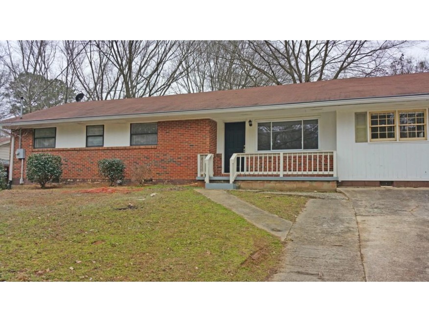 Charming bungalow with rocking chair porch.