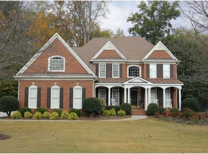 Exterior Front. georgous home on a huge lot in cul
