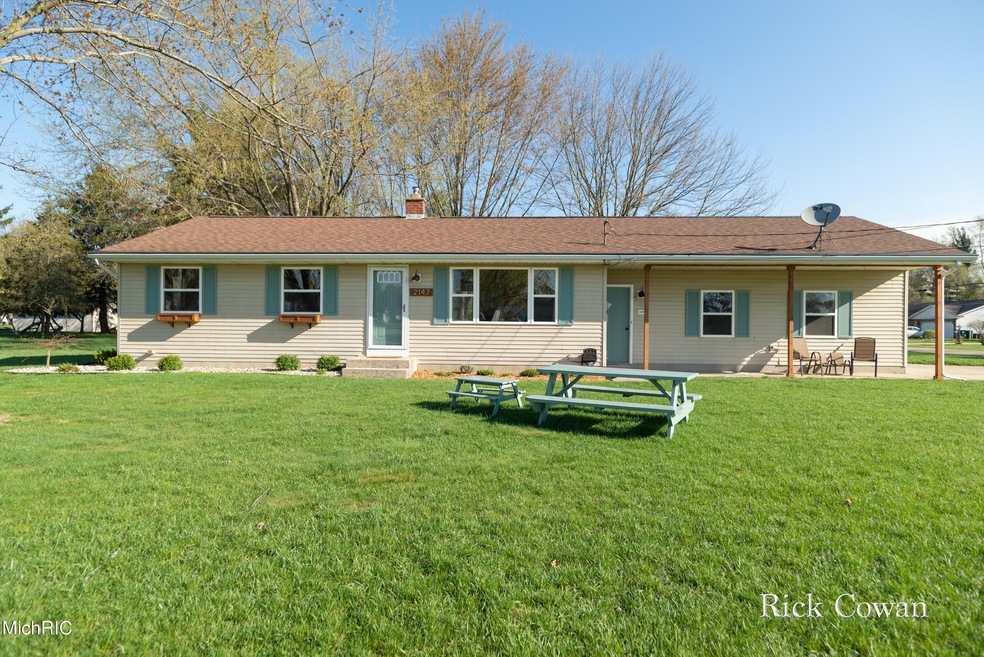 Nestled on large corner lot