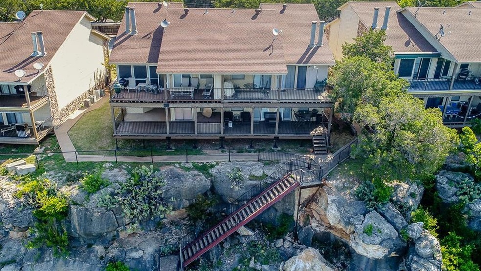Aerial view of Condo. Top left.