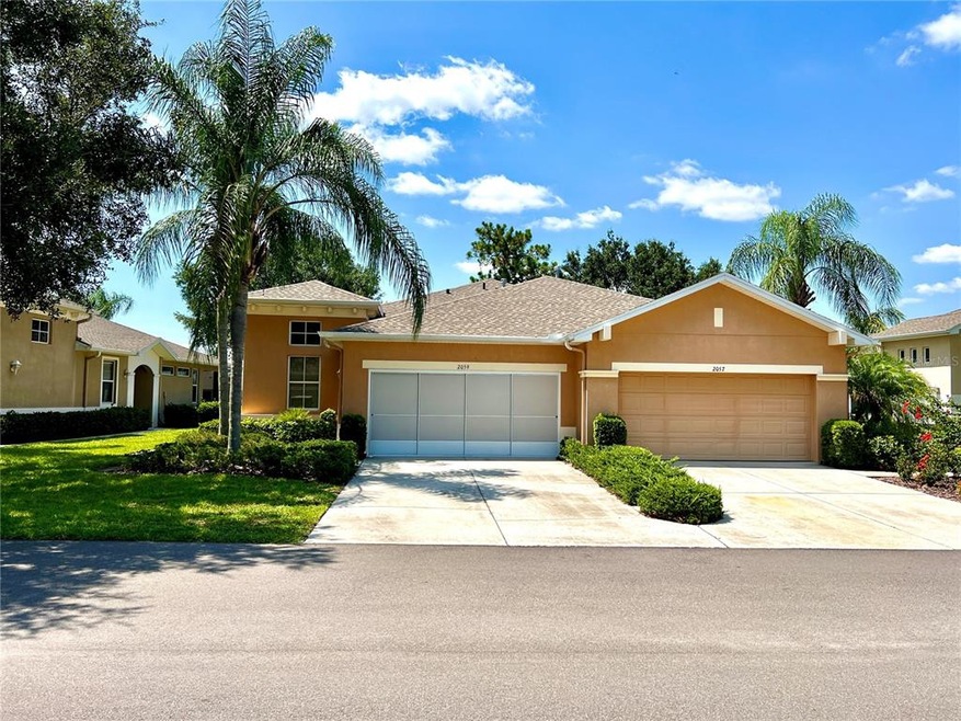 Front of home (on the left)