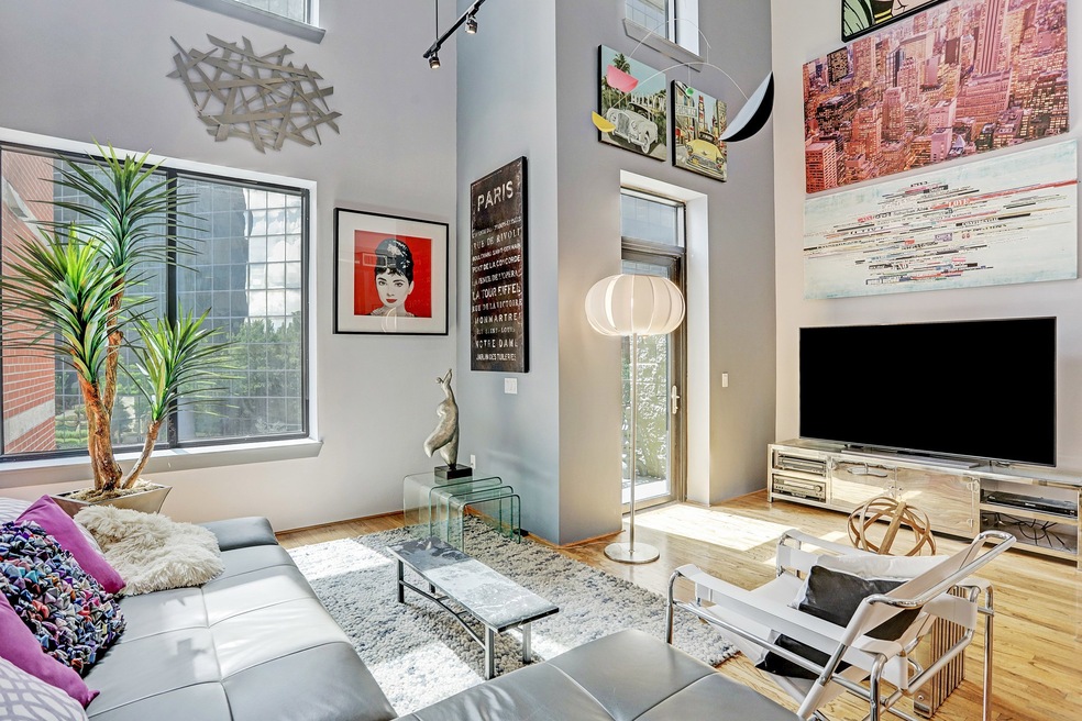 Smart two story pied a terre in the heart of the G