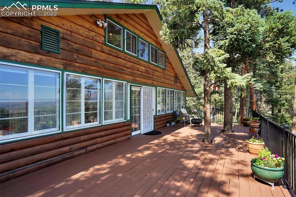 Exterior front, from the attached deck