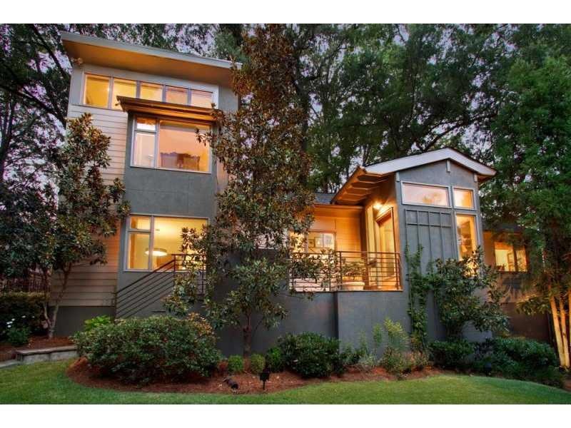 Exterior Front. This Ansley contemporary has been 