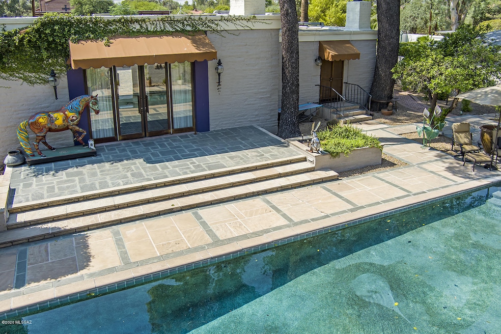 Pool facing main living