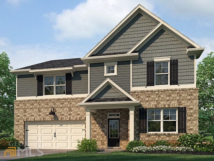 color rendering. not actual home. sample same plan