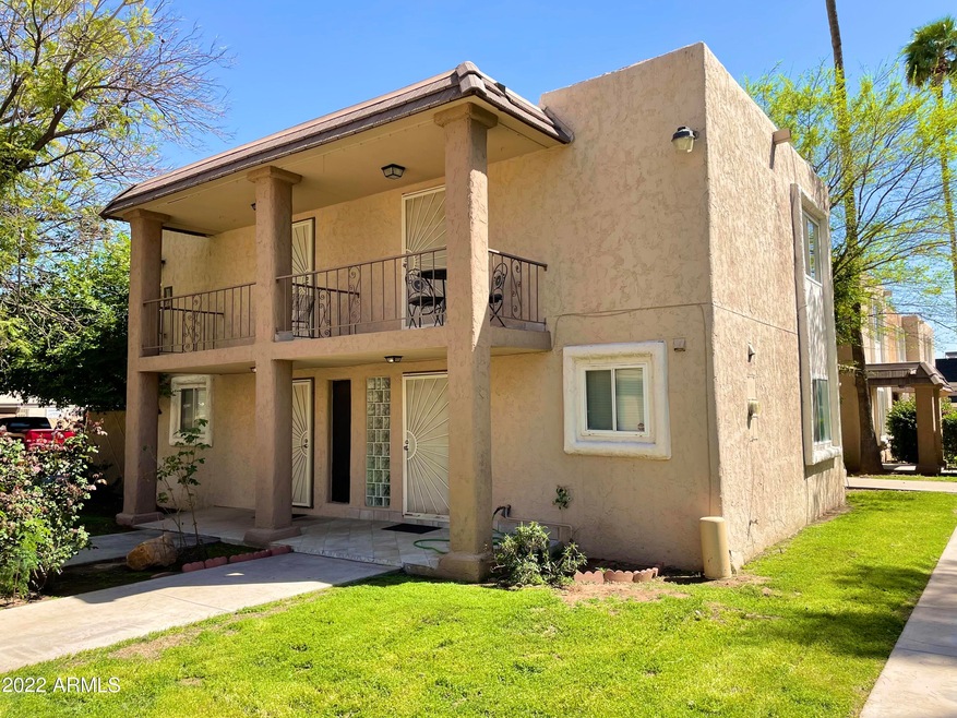 Front of condo
