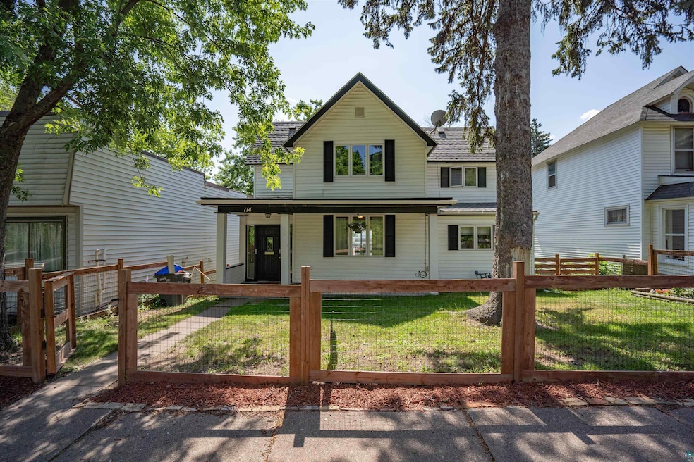 View of front of home with a front yard