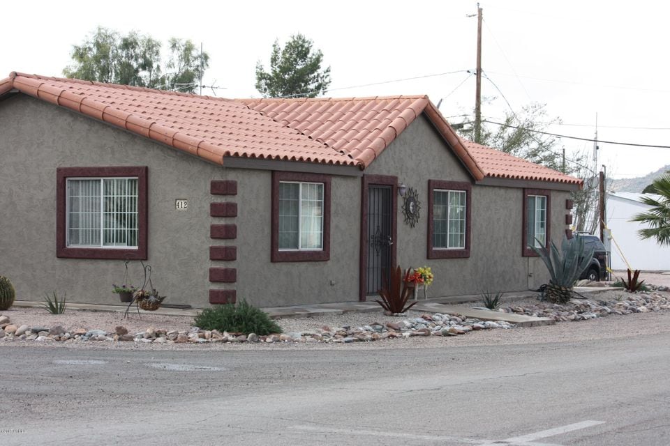 Stucco/ tile roof home